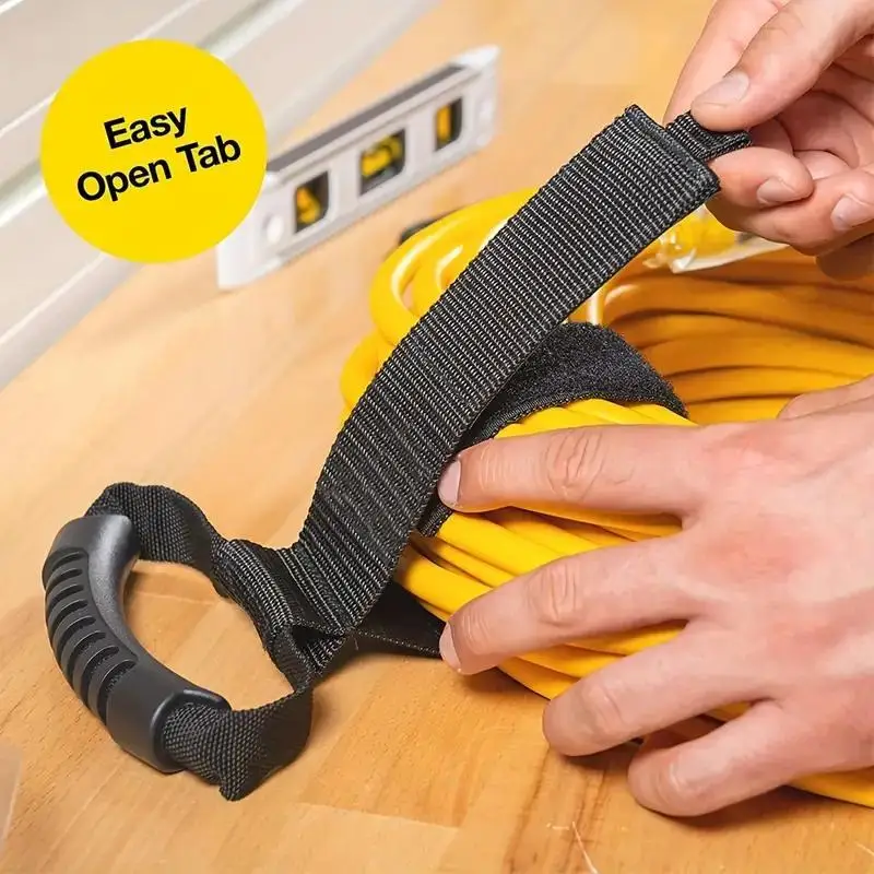 Extension Cord Organizer, Multipurpose Heavy-Duty Storage Strap With Handle,...