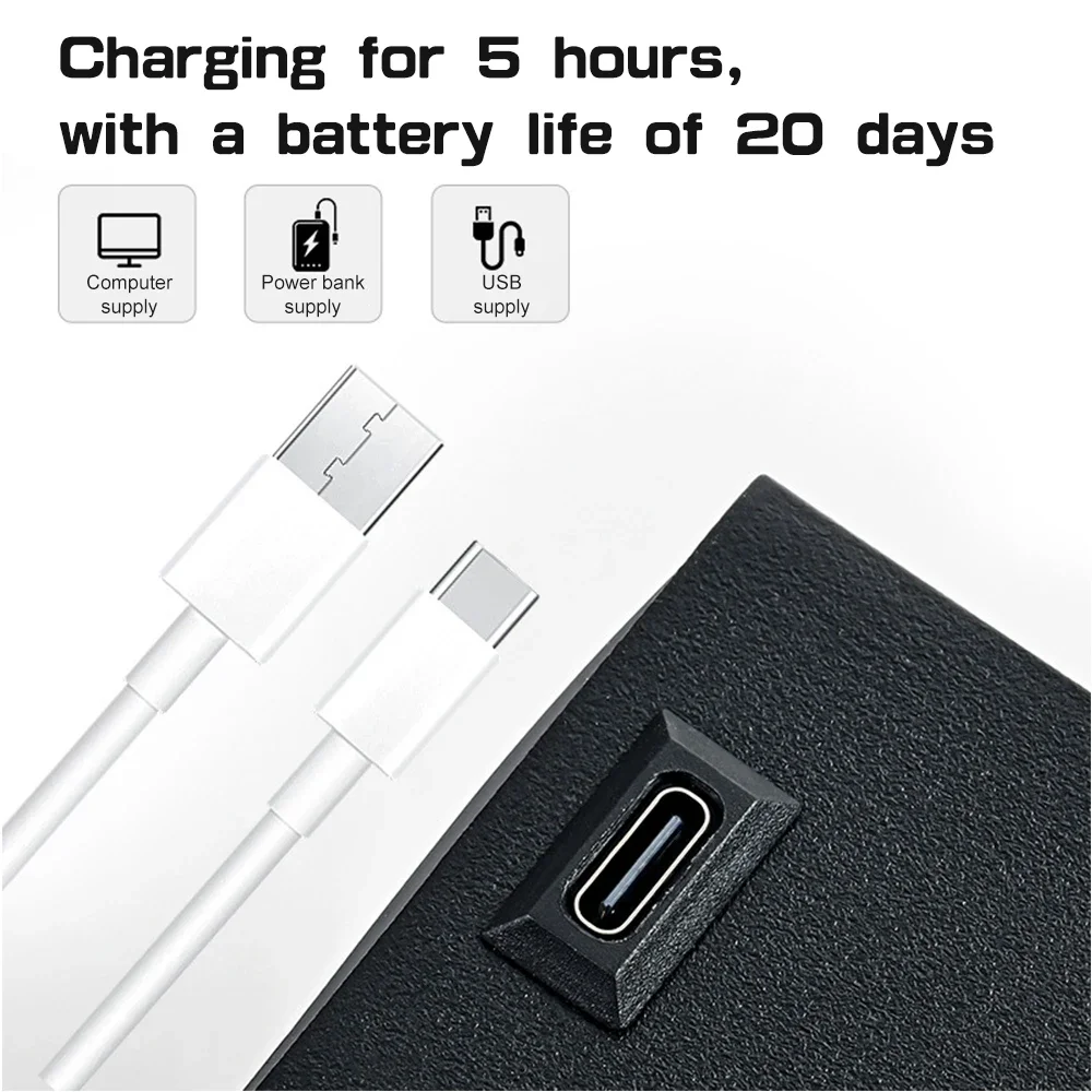 Rechargeable Wall Lamp 3 Modes USB Charging For Livingroom