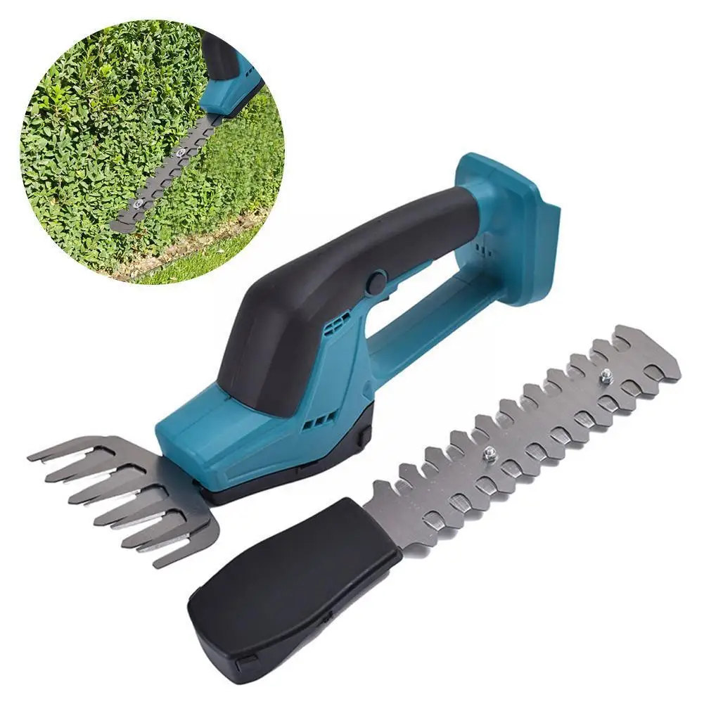 

18V Mini Cordless Electric Hedge Cutter Grass Trimmer Handheld Grass Shear Shrubber for Makita 18V Battery BL1850B BL1830B U2Q2