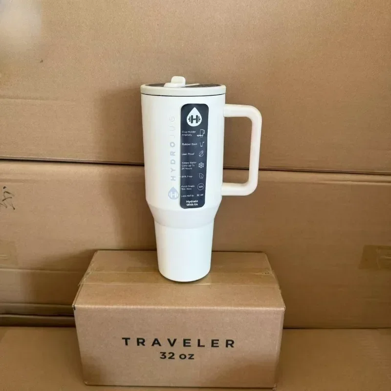 thumbnail image 1 of HydroJug Tumbler 32OZ/40OZ Traveler Straw Lid Stainless Steel Vacuum Insulated Car Mug Double Wall Thermal Iced Travel, 1 of 5