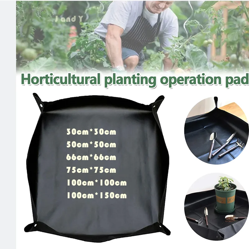 Planting Mat Gardening Mat 30/50/100cm Pot Transplant Pad Foldable Waterproof