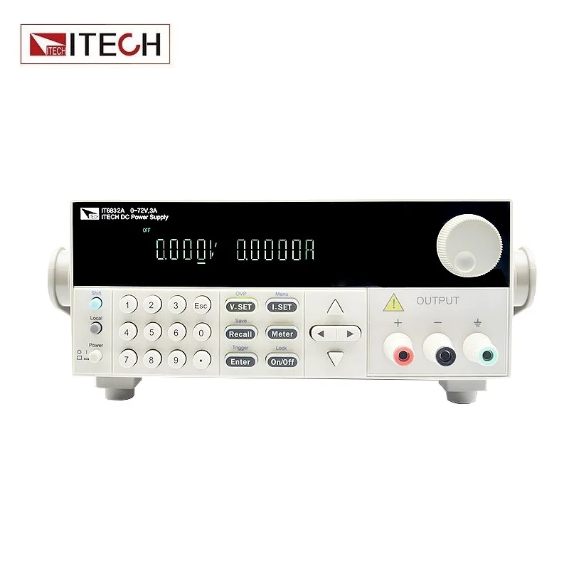 

ITECH IT6831A High Single Output Programmable DC Power Supply 18V/10A/180W IT6832A 32V/6A/192W IT6833A 72V/3A/216W