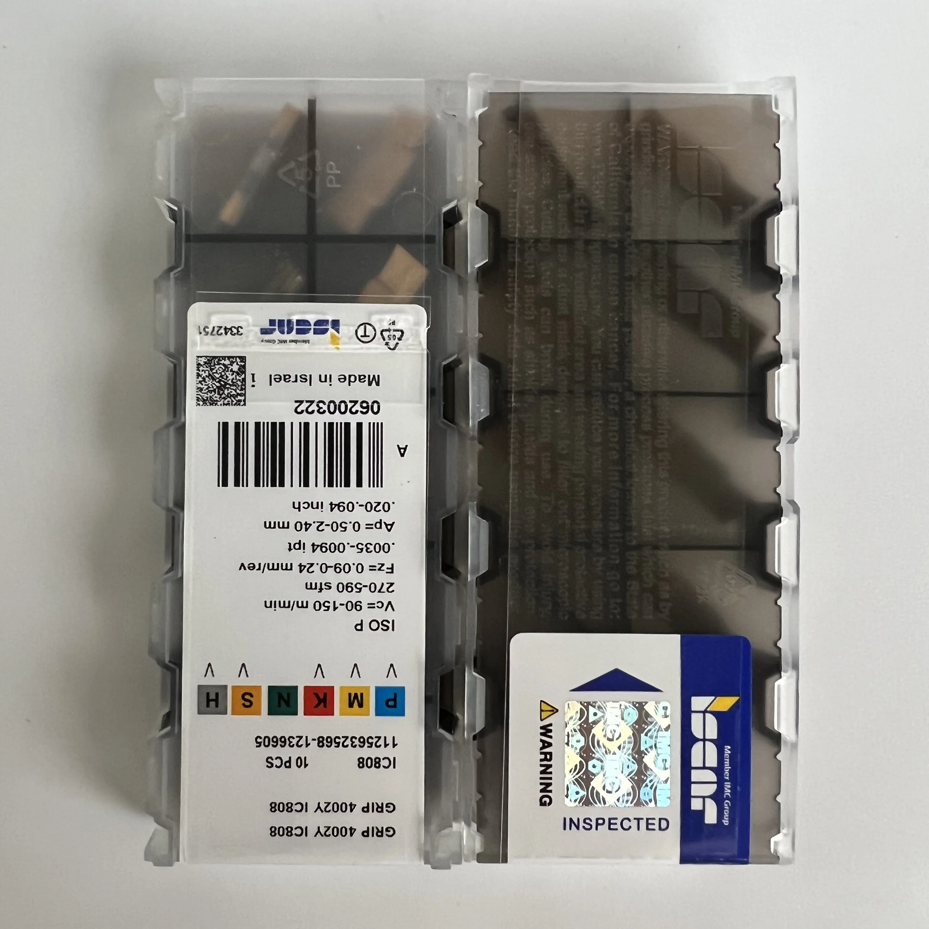 

GRIP4002Y IC808 Carbide CNC blade