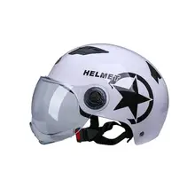 Men Women Helmet Breathable Summer Outdoor Riding Safety Hat With Reflective Warning Patch for Motorcycle