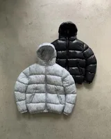 American street dollar logo marque hommes veste automne hiver personnalisé mode décontracté coton rembourré veste couple veste ample 3
