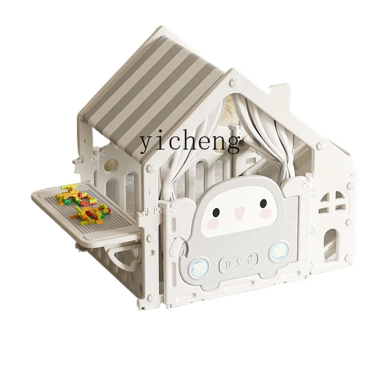 Tqh Children's Tent Indoor Home Princess Playhouse Castle Baby Fence Toy Play House