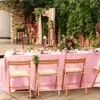 Pink Satin Rectangle Tablecloth, Wedding Table Cloth, for Christmas, New Year, Birthday Events, Banquet Decor, Home Dining 5