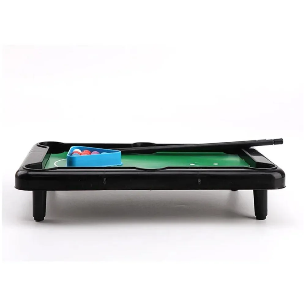 Mini Tabletop Pool Set Pool Billiards Table Game Indoor Sport Toys for Parent-Child Fun Play Leisure Educational Christmas Gifts billiard accessories pool table playset