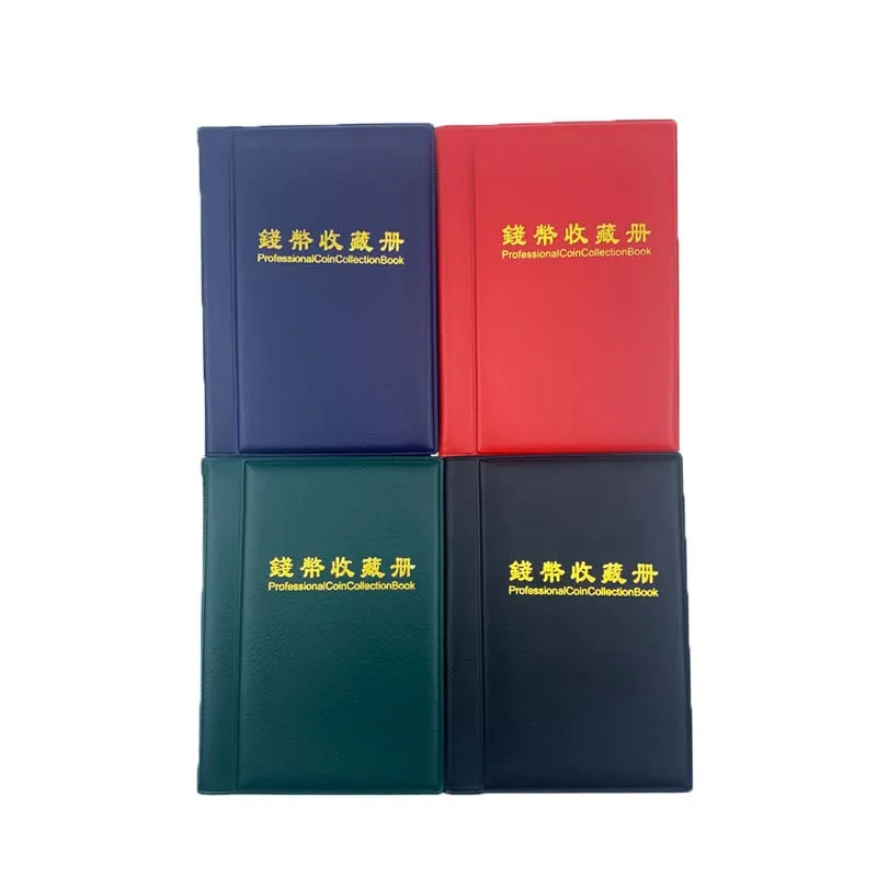 Coins Collection Album coins collection album 60 Piece/Coin Storage Book Can Put less than 40 mm Coins have Anti-slip cover Coin Hold Book 6 Grids/page