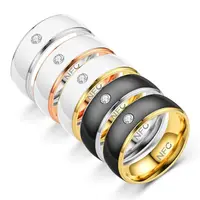 NFC Smart Finger Ring Fashion Rhinestone Rings Intelligent Wear Connect Android Phone Equipment Waterproof Rings - Image 2