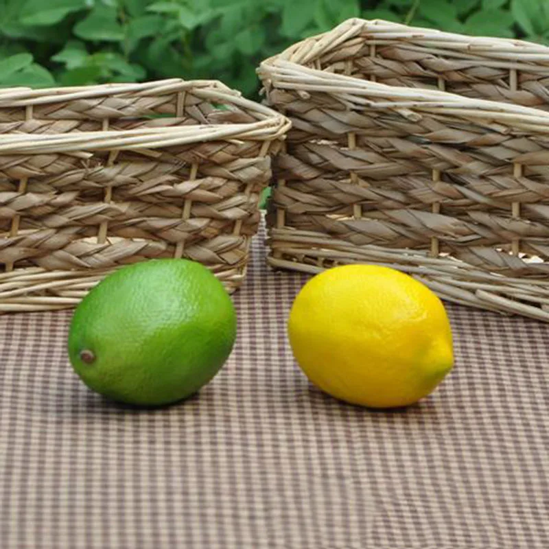 Fake Fruit 9cm Plastic Simulation Fruit and Vegetable Food Photography Props Apple Carrot Lemon Early Education Model Crafts Artificial Fruits and Vegetables