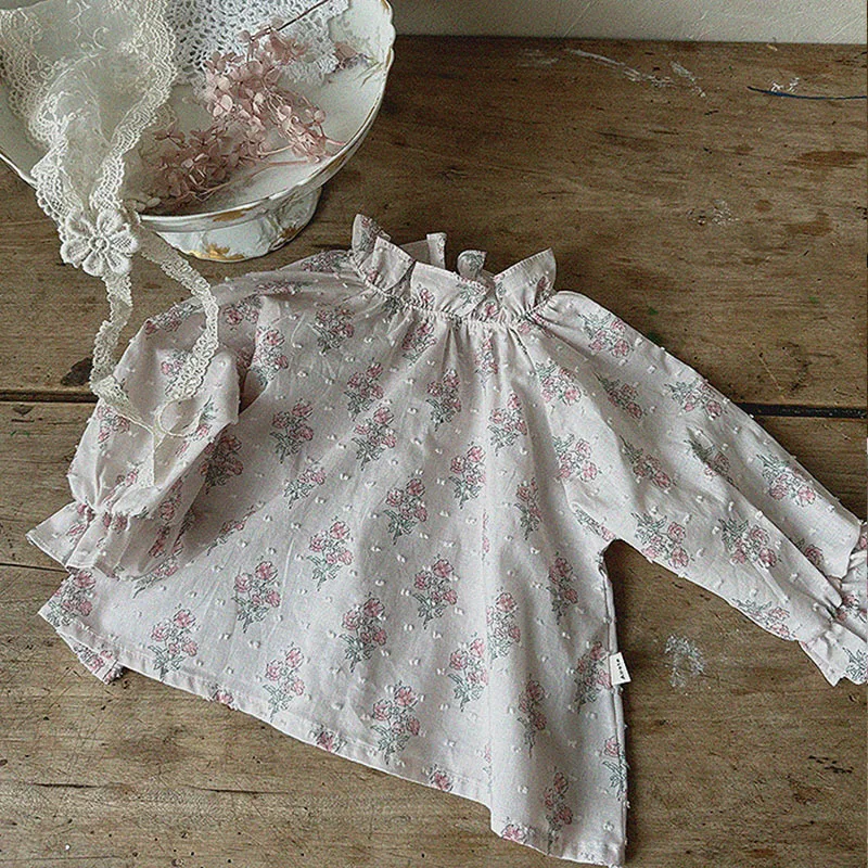 Kids Baby Girl Spring Cotton Pullover Tops