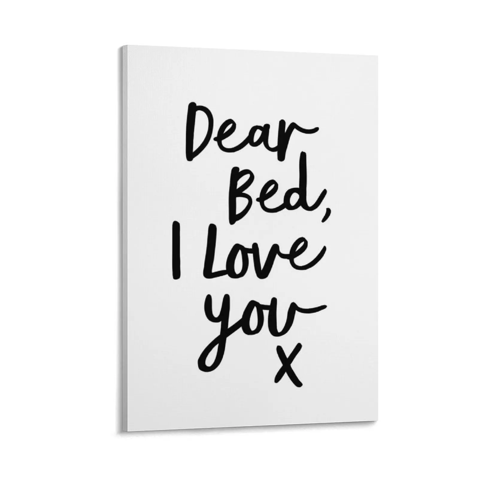 

Dear Bed, I Love You x Canvas Painting poster aesthetic room decor large paintings modern living room decoration poster anime