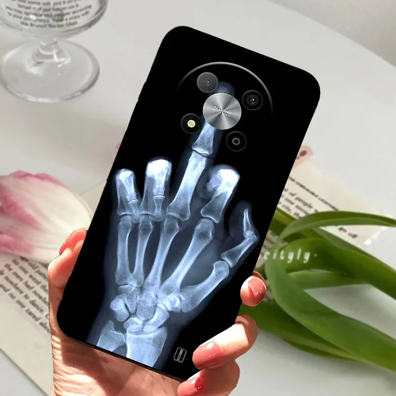 Shockproof Soft TPU Silicone Phone Case with Cartoon Design