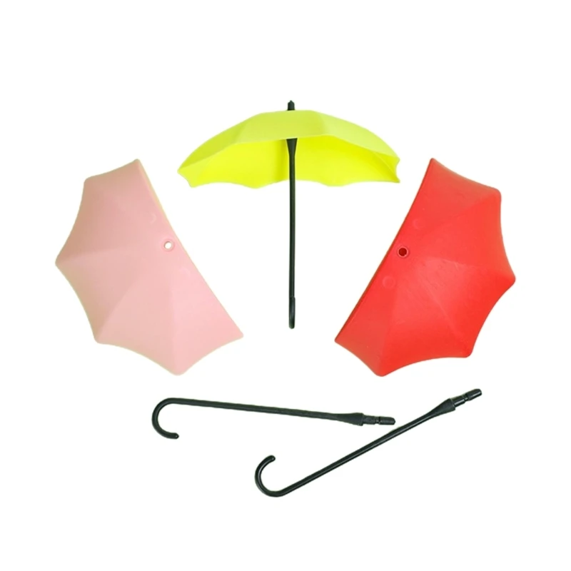 Pet Exercise Toy Sugar Glider Platform Mini Umbrella Shape Jumping Deck Easy to Adhere for Wall Plastic Chain Accessory for Exercise pet exercise toy pet toys