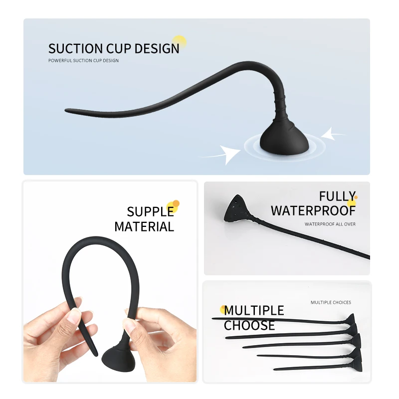 Urethral Suction Cup Catheter Penis Plug Sex Toy Men Urethra Sound Dilator Urethral Plug Insertion Man Chastity Sex Toys 18+