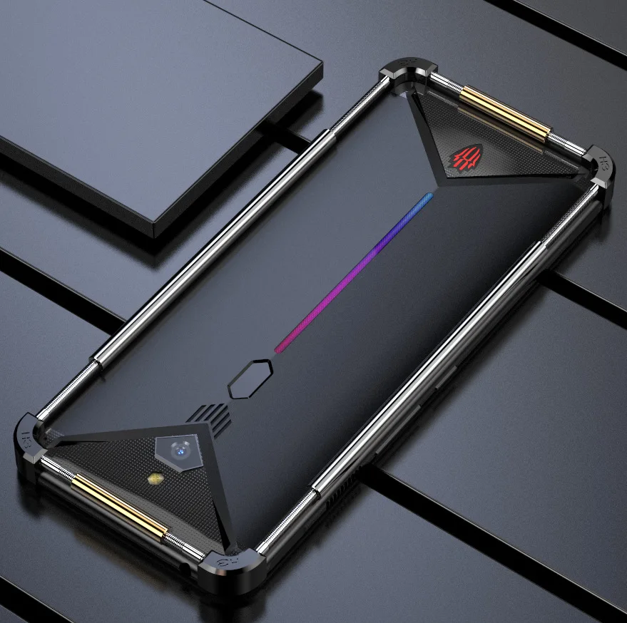 

Original Metal Bumper Phone Case For Nubia Red Magic 7s 7 6s 6r 6 5g 5s 3 3s Pro Aluminium Frame Protective Cover Fashion Shell