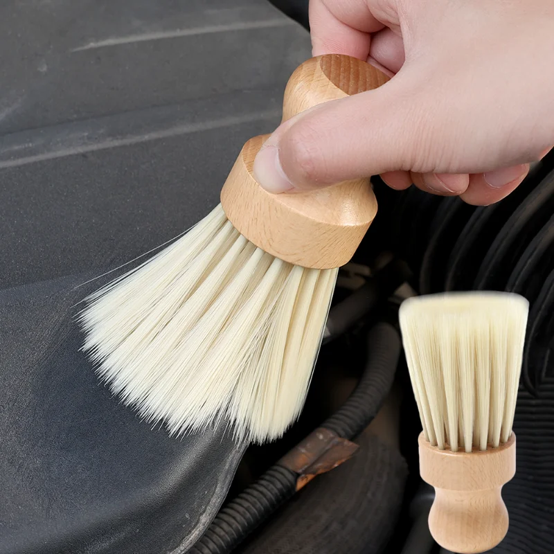 

Car Detail Cleaning Brush Air Outlet Corner Dust Remover Round Handle PC Laptop Keyboard Cleaning Brushes Tools