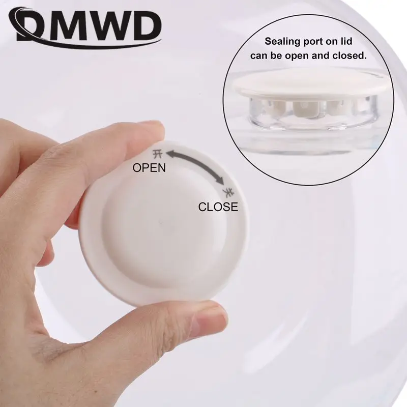 DMWD 1L Smart Electric Yogurt Maker Natto Rice Wine Machine Automatic Fermentation Stainless Steel Liner With 4 ceramic liners 2
