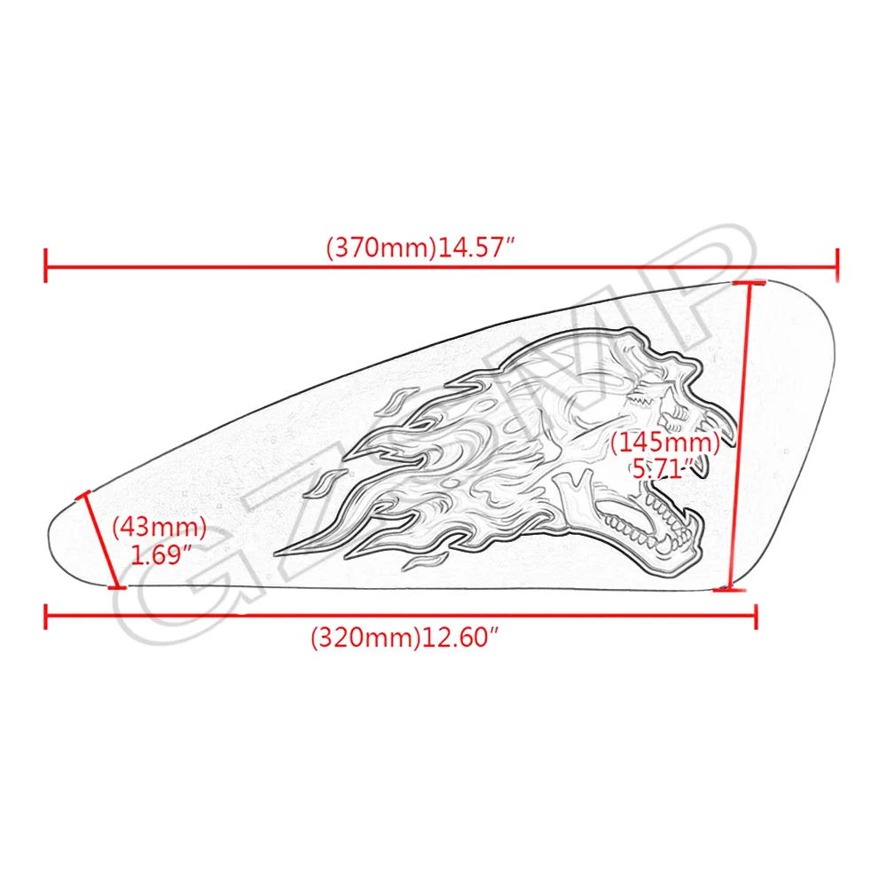 Motorcycle Fuel Tank Decal 3D Sticker For Harley Sportster XL 883 1200 48  72 Cafe Racer Street Tracker Bobber Scrambler Chopper - AliExpress