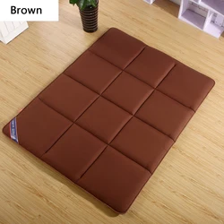 Colchón grueso y cálido para estudiantes, Tatami plegable, individual, doble, con forma de enrejado de pan