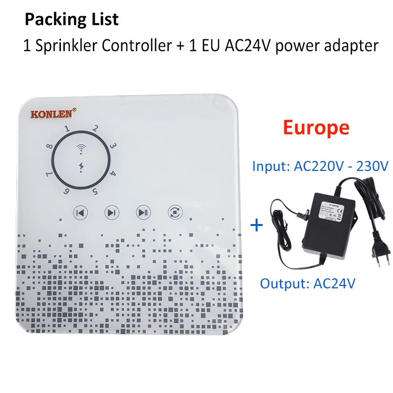 With EU Adapter 24V