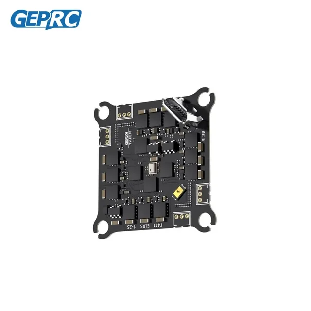 GEPRC TAKER F411 AIO Flight Controller 4in1 12A ESC with BMI270 Gyro ELRS 3.0 for 1-2S Cinewhoop Drone, 25.5x25.5mm FPV Racing 3