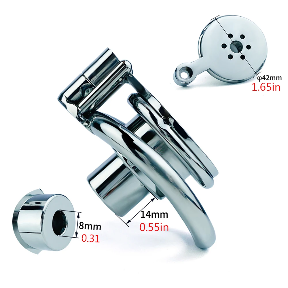 FRKO Negative Inverted Chastity Cage 정조대 Device Stainless Steel Curved Penis Ring Metal Urethral Catheter Sex Toys For Sissies penis chastity cage,chastity lock sex toy,chastity cage accessory,penis cock ring,male female sex toy