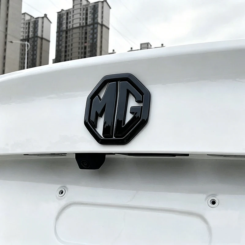 MG ZS MG5 MG6 MG7 MG HS MG5 스콜피오 MG6 PRO ES5 MG4 용 자동차 앞+뒤+스티어링 휠 배지 자동차 엠블럼 3종 세트