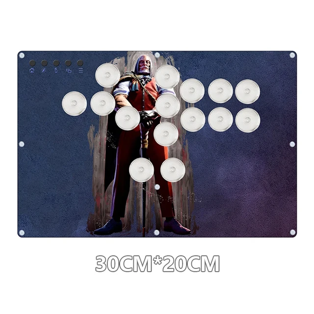 ミニhitboxsocdファイティラケードゲームスティックコントローラー 