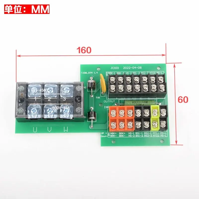 TJDQ-OTM DAA309FJ2 현대식 디자인 엘리베이터 브레이크 PCB 보드