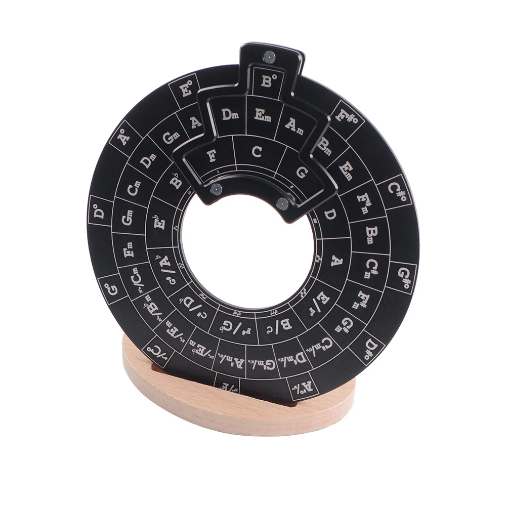 Circle of Fifths Aluminum Alloy Wheel Melody Tool Music Theory Plate Learning Tool Chord Series Table Melody Fifth Degree circle fifths tool