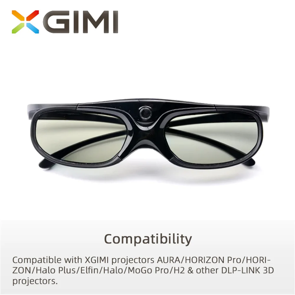 3D Glasses XGIMI Active Shutter 3D Glasses Virtual Reality Glass for XGIMI H6/HORIZON Pro Projectors for Epson Projector Changhong M4000
