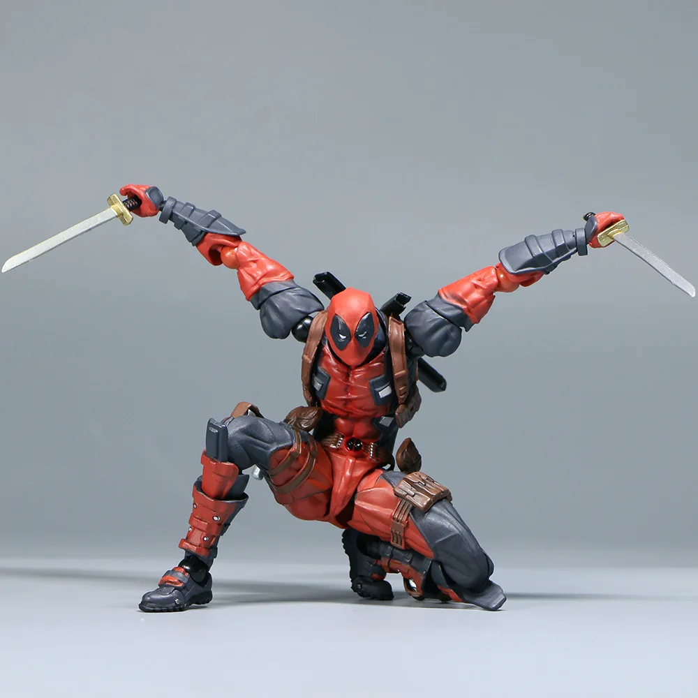 Marvel Epic Deadpool Action Figure Super Hero Revoltech Deadpool Figure  Ultimate Collectible Model Toys Doll Gift - Action Figures - AliExpress