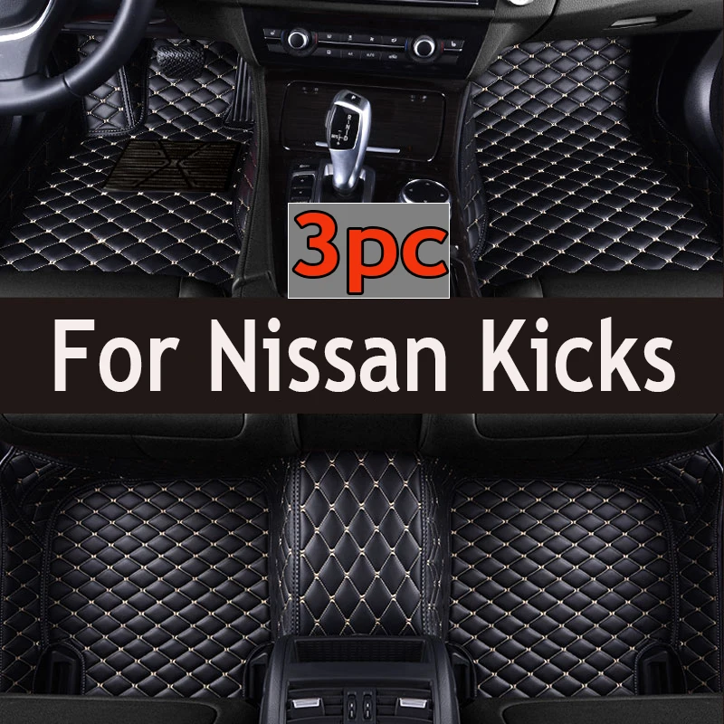 

Car Floor Mats For Nissan Kicks 2022 2021 2020 2019 2018 2017 Carpets Foot Custom Accessories Interior Pedals Products Covers