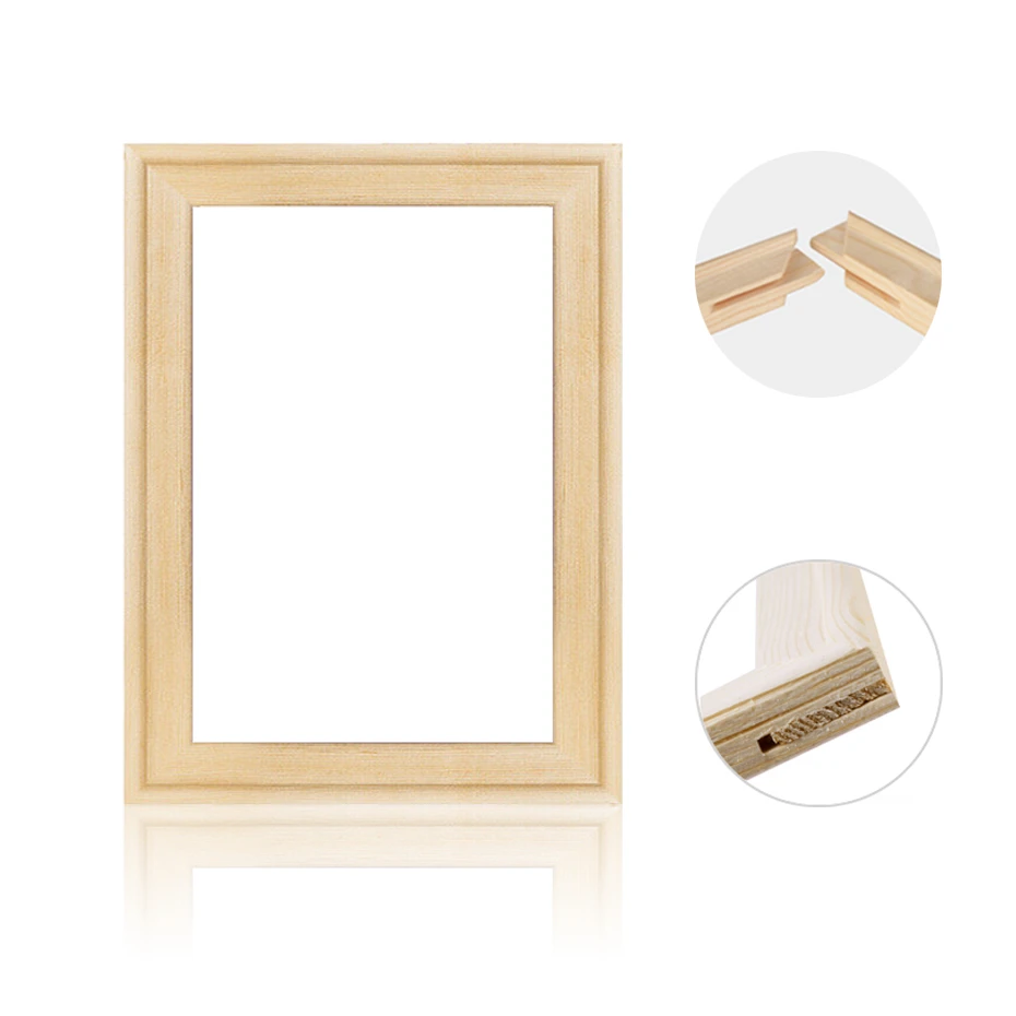 2 Set DIY Solid Wood Canvas Frame Kit, 16X20 Inch Canvas Frame Stretcher  Bars Wood For Oil Paintings, Prints And Posters Durable - AliExpress