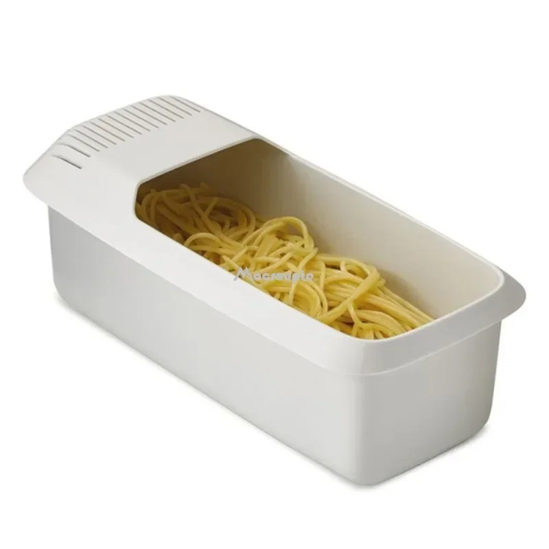 Microwave Pasta Cooker Microwave Noodles Pasta Cooker With Strainer Eco-Friendly Plastic Spaghetti Vegetable Steamer Dishwasher Kitchen Accessories