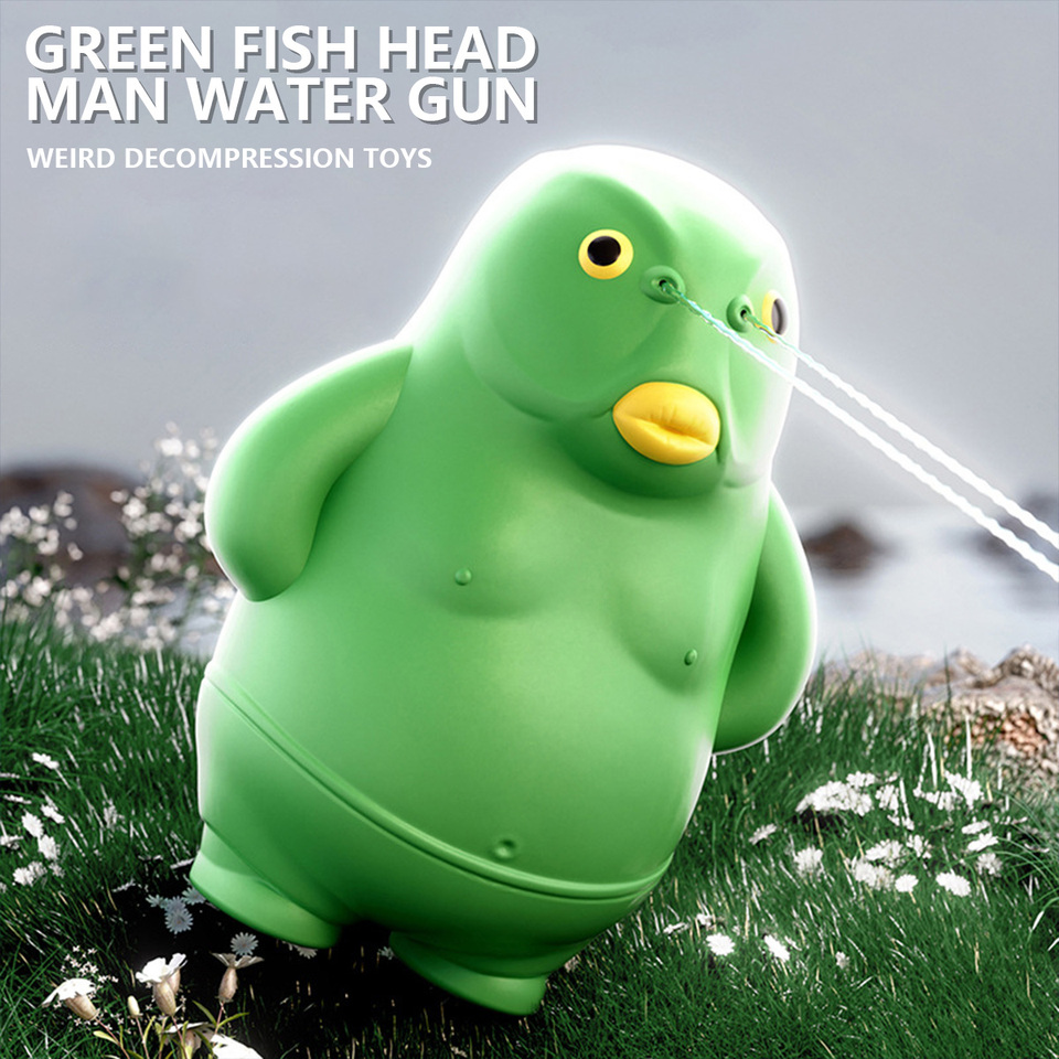 Water Shooters For Kids Cute Cartoon Animal Press Water Spray Toy Interactive Pool Fidget Toy Stretchy Bath Toys For Family