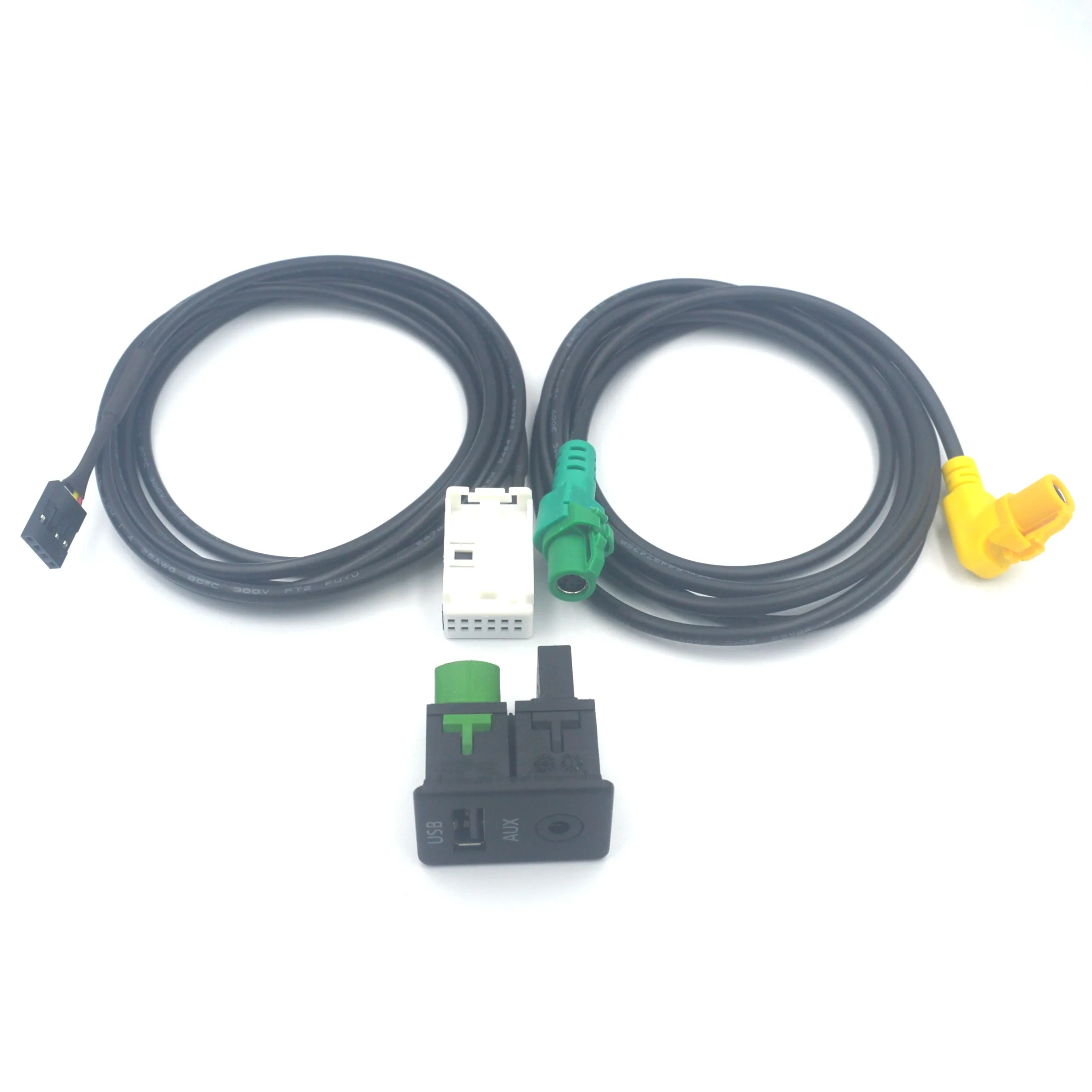 

Car Radio AUX USB Switch Cable Connecter FIT FOR VW MK6 Golf Jetta CC PASSAT For RCD510 RNS510 RNS315 Modification Accessory