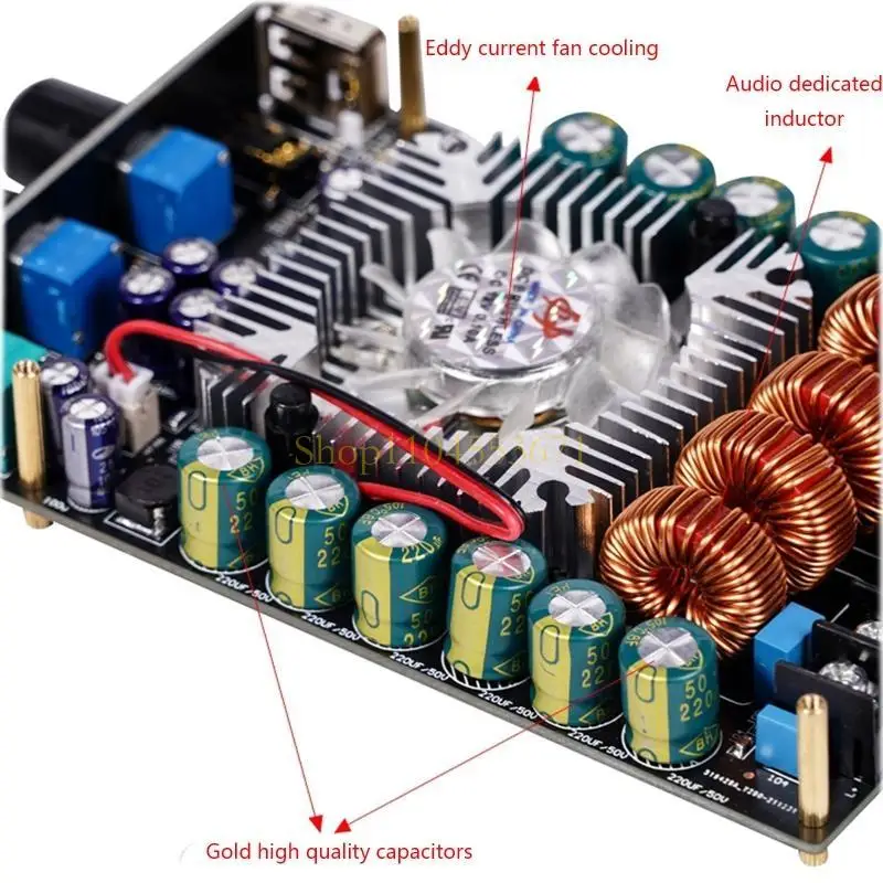 베스트셀러 TDA7498E 디지털 스테레오 전력 증폭기 5A 최대 출력 전류 증폭기 보드