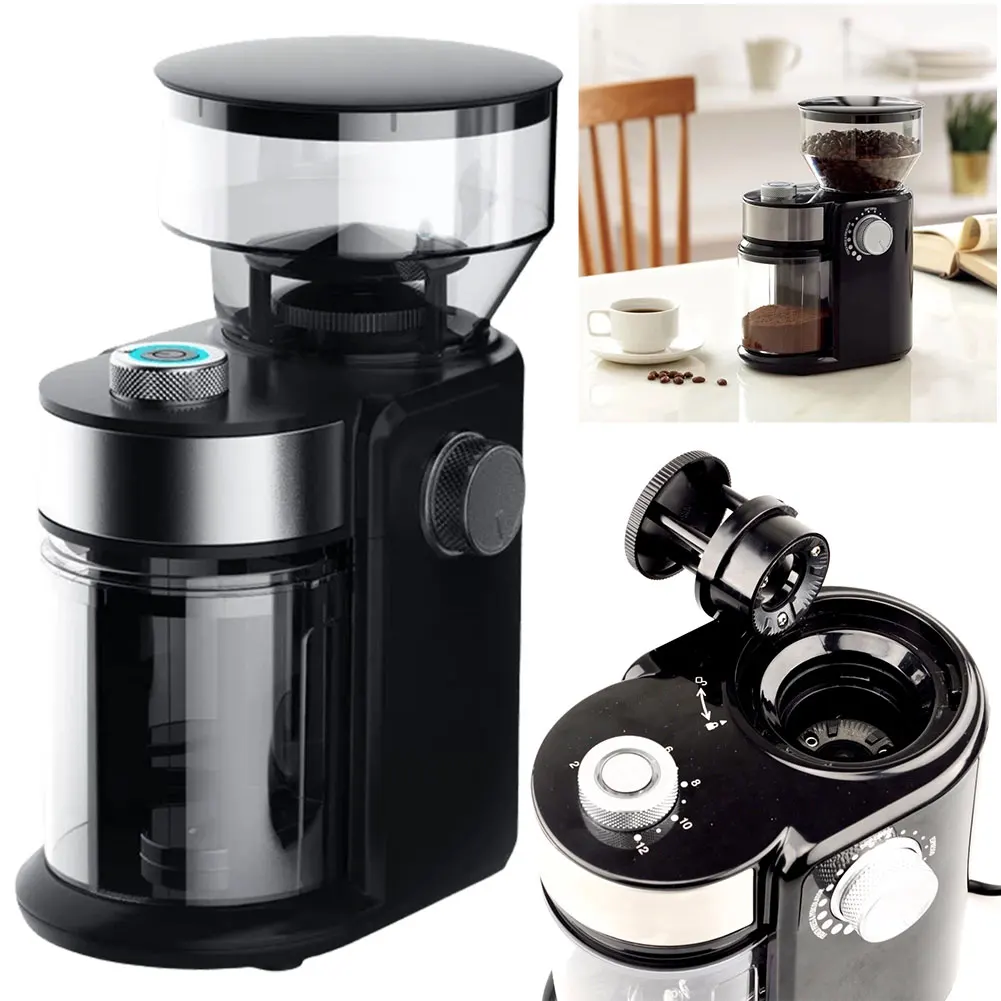 Electric Burr Coffee Grinder with 18 Grind Setting Automatic Coffee Grinder Conical Burr Coffee Grinder for 2-12 Cup