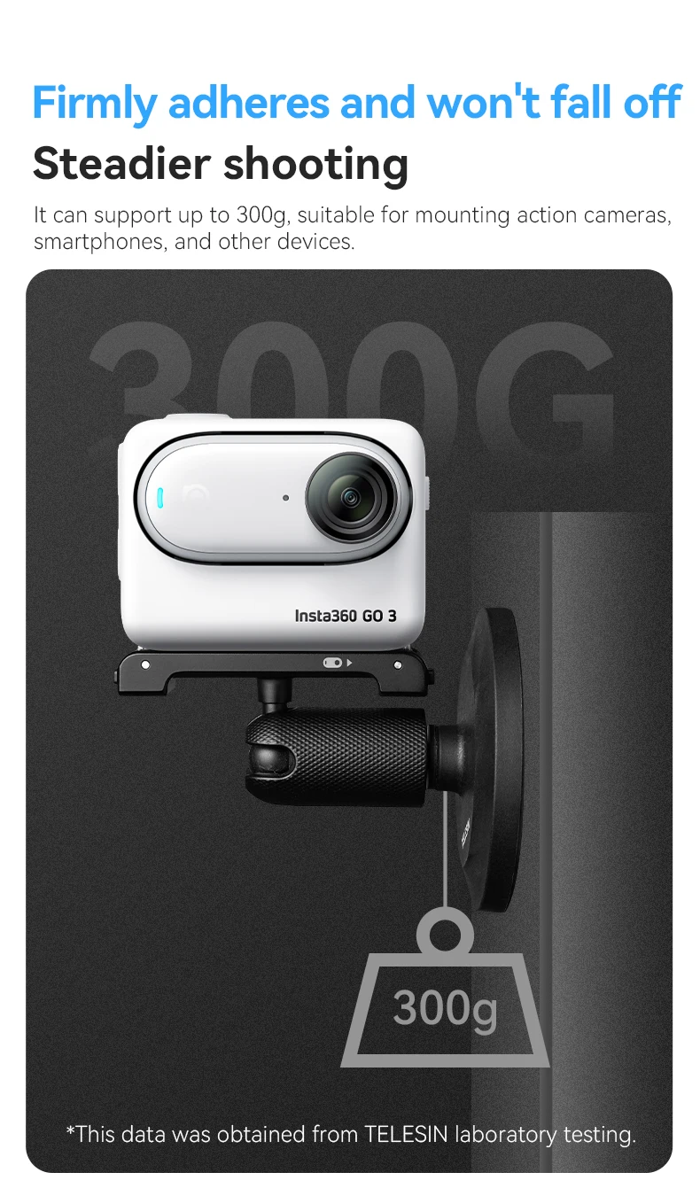 Magnetic Suction Bracket Base Action Camera Holder For  G03 For  Go3 Accessories