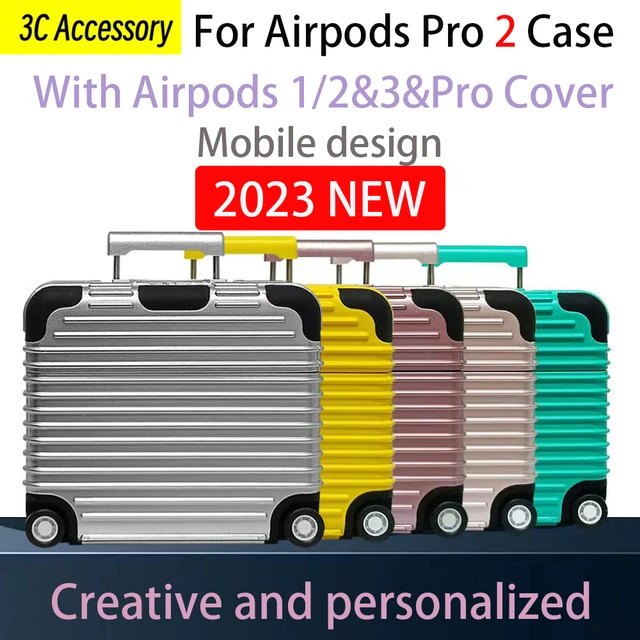Luxury PU Leather Case For Airpods Pro 2 Protection Case For Apple airpod  Air Pods Pro 2 2nd Geration Earphone Case Accessories - AliExpress