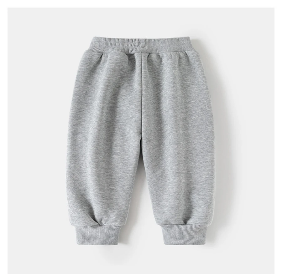 بنطلون رياضي للأطفال من 2 إلى 6 سنوات لربيع 2026، بنطلون رياضي للأولاد باللون الأزرق الداكن مع نقوش حروف أبجدية ورباط عند الكاحل