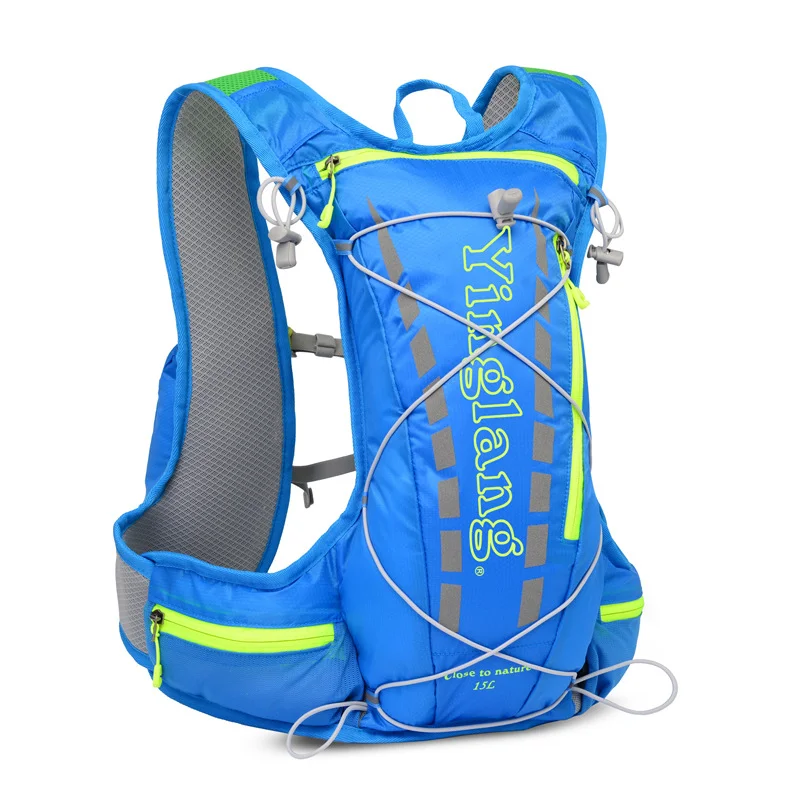 15L cycling running backpack male female ultra light breathable cycling cross country marathon water bag backpack 450g 4