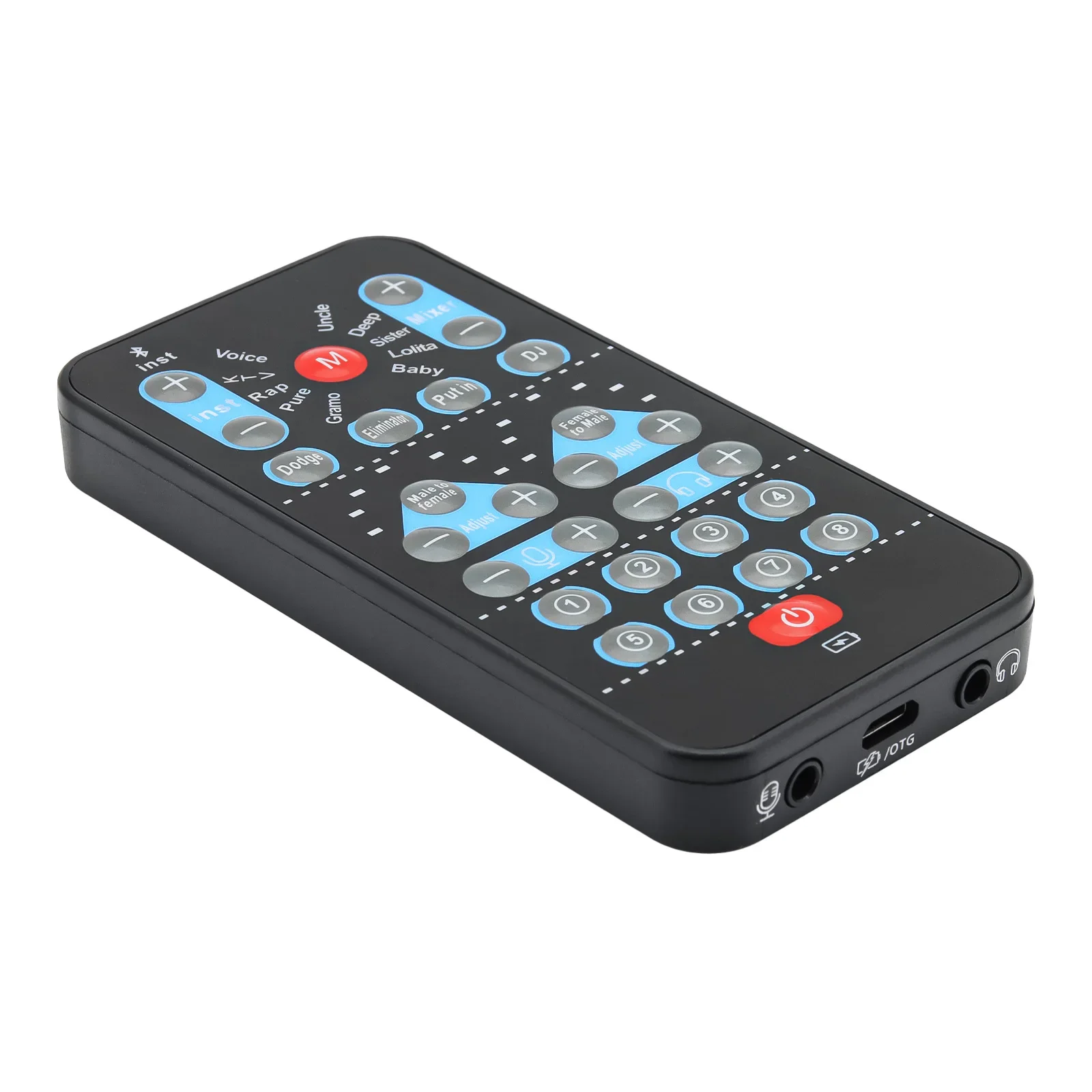 M10 Mini Voice Changer Card 8 Sound Effects Support Multi Function  Male Female