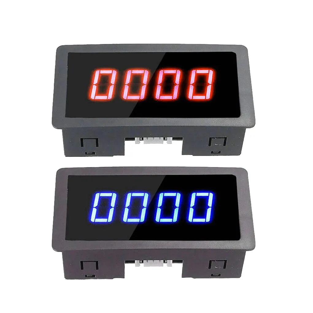 Auto Digital Tachometer Professional Four Digit 30mA Electric Machine Voltage Speed Meter Measuring Device Red LED