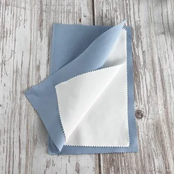 Silver Polishing & Tarnish Remover Cloth for Jewelry & Precious Metals, Large Size (Blue)