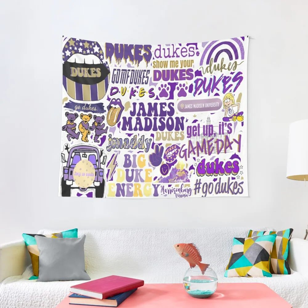 

JMU Dukes Tapestry Decorative Paintings