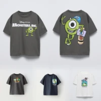 2025 New Summer Clothes Boys T-shirt Cartoon Fashion Kids Short Sleeve Tees Tops Trendy Design Children’s Wear Crewneck T Shirts